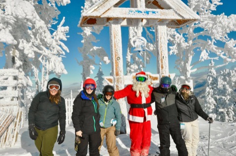 2017 Skiing with Santa! Facebook Post from 12-23-2017