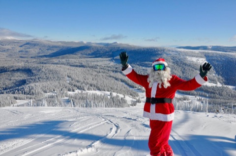 2017 Skiing with Santa! Facebook Post from 12-23-2017