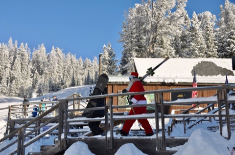 2017 Skiing with Santa! Facebook Post from 12-23-2017
