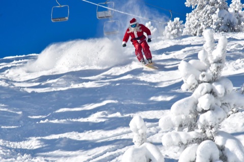 2017 Skiing with Santa! Facebook Post from 12-23-2017