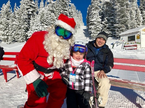 2017 Skiing with Santa! Facebook Post from 12-23-2017