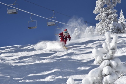 2017 Skiing with Santa! Facebook Post from 12-23-2017