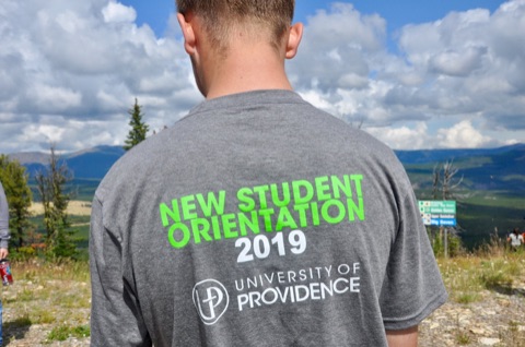 2019 University of Providence Freshman Orientation! Facebook Post from 08-29-2019