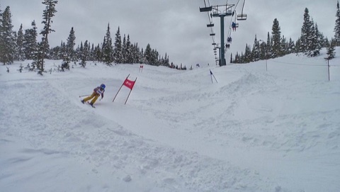 2021 Aspyn Zuelke — Banked Slalom Facebook Post from 02-15-2021