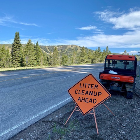 2021 Highway 89 Overlook — Littler Cleanup Facebook Post from 06-24-2021