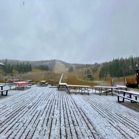 2021 The Lodge Deck — Summer hail storm Facebook Post from 09-20-2021