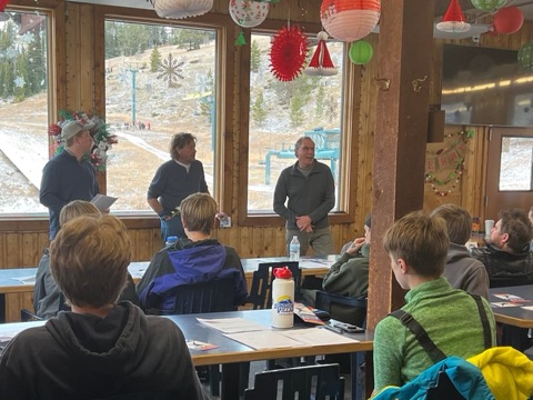2021 William Gold, Frankie Feeback, Scott Mosher — The Lodge — Fall Training Facebook Post from 12-04-2021