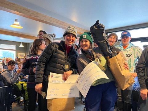 2022 Charley Willett, Allyson Willett, Kaylynn Madden, Anna Broquist, Kaija Bastiaens, Robby Gliko — Event Winners Facebook Post from 02-21-2022