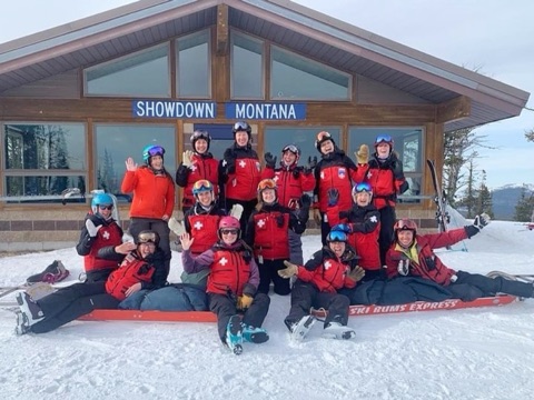 2022 Ski Patrollers — Top of Porphyry Peak Facebook Post from 03-28-2022
