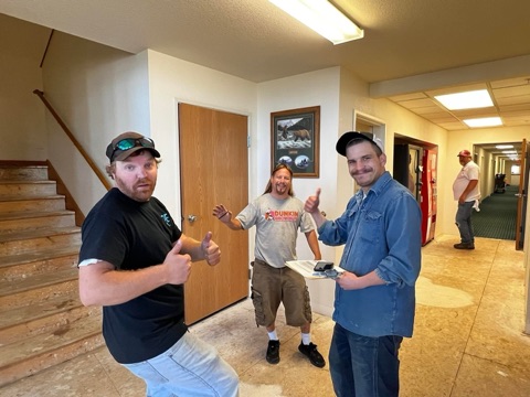 2022 Jesse Gregory, Shane VanVlerah, Patrick Estes — The Edith — Edith Renovation Facebook Post from 06-21-2022