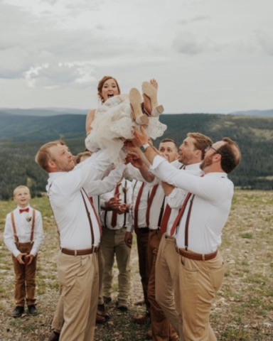 2022 Top of Porphyry Peak — Summer Wedding Facebook Post from 07-26-2022