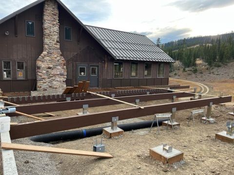2022 The Lodge — Rebuilding the Lodge Deck Facebook Post from 11-21-2022