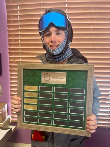 2023 Colby South — Growth Award Facebook Post from 04-11-2023