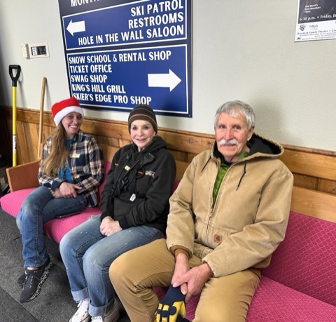 2023 Amy Porter, Katie Boedecker, Idaho Trenberth — The Lodge Facebook Post from 12-23-2023