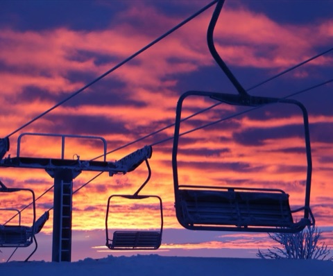2024 Top of the Triple Chair — Sunrise Facebook Post from 01-20-2024