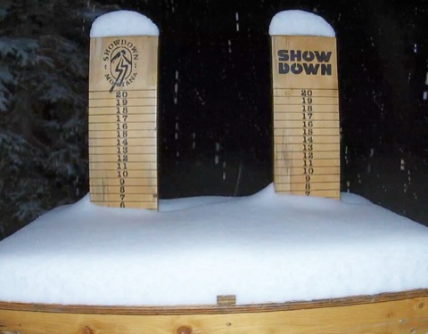 2024 Snow total board — Snow Report Facebook Post from 02-12-2024