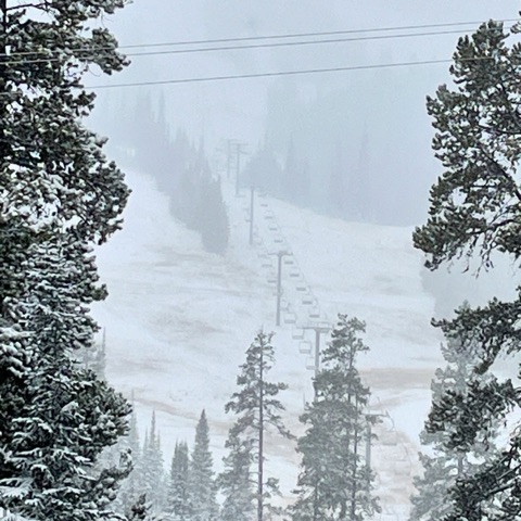 2024 The base area — First Snow! Facebook Post from 11-05-2024