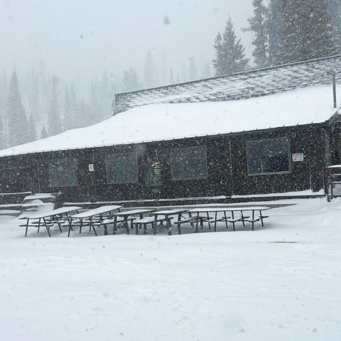 2024 The base area — First Snow! Facebook Post from 11-05-2024