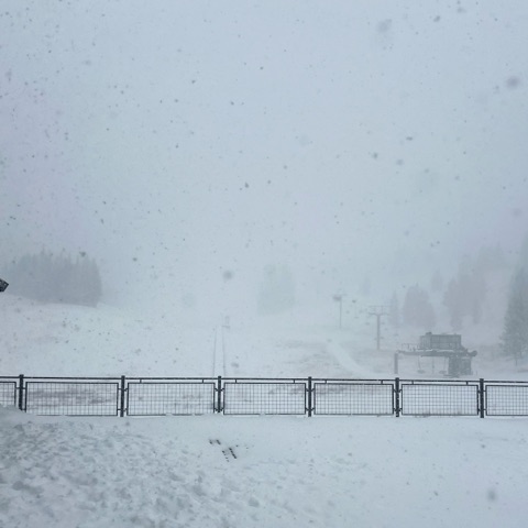 2024 The base area — First Snow! Facebook Post from 11-05-2024