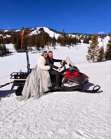 2025 The base area — Winter Wedding! Facebook Post from 03-14-2025