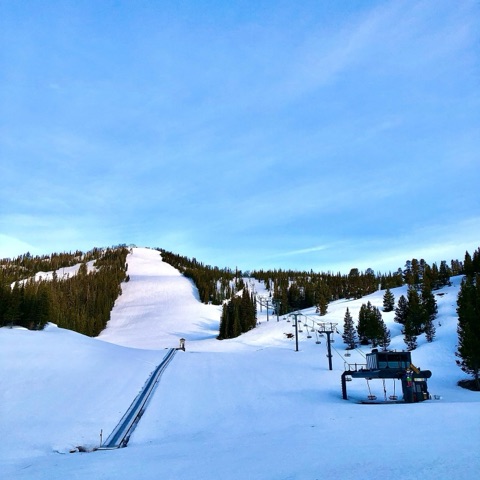 2025 The base area — Post season powder! Facebook Post from 04-27-2025