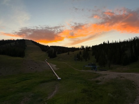 2025 The base area — Sunset Facebook Post from 08-12-2025
