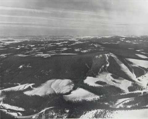 2025 On the Mountain — 1950's Aerial Shot Facebook Post from 08-28-2025