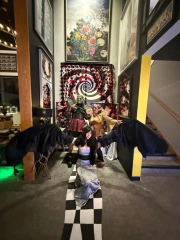 2025 Ethan Olson, Jennie Mayne — The Edith — Haunted Hallway Facebook Post from 10-31-2025