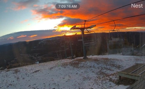 2025 Top of the Triple Chair — Sunrise Facebook Post from 11-07-2025