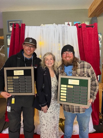 2026 Luke Jaraczeski, Katie Boedecker, Noah Wentworth — The Bar — Employee of the Year, Growth Award Facebook Post from 04-08-2026