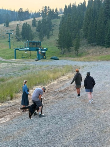 2026 Kianna Hobs-Dye, Seth Abbott, Luke Jaraczeski, George Clark-Gold — The base area — 2026 Fire Camp Facebook Post from 08-12-2026