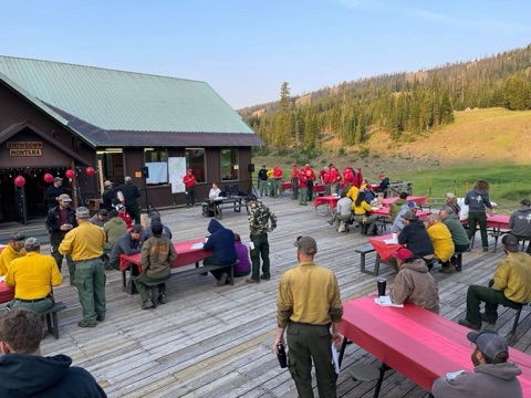 2021 Lodge Deck — 2021 Fire Camp Facebook Post from 07-31-2021