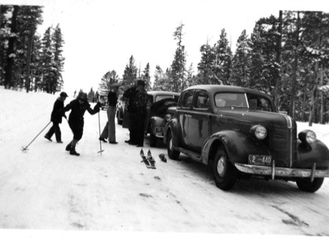 1938 Skiers at the top of the pass - Donated by Donna Wahlberg