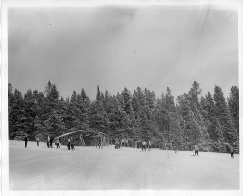 1940 Warming hut on Bovey Headwall-Dontated by Chamber of Commerce