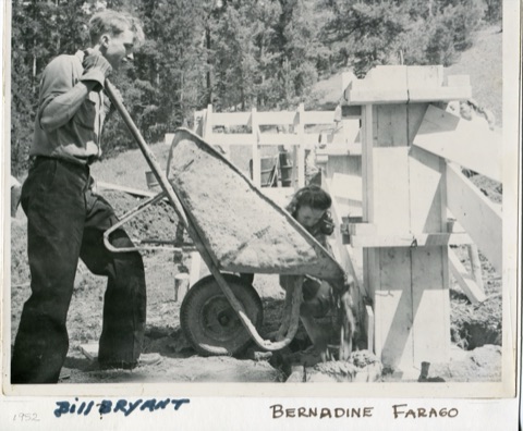 1952 Bill Bryant, Bernadine Farago — Pouring Concrete