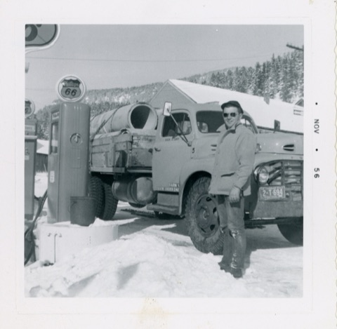 1956 "Stub" — Neihart — Gassing up
