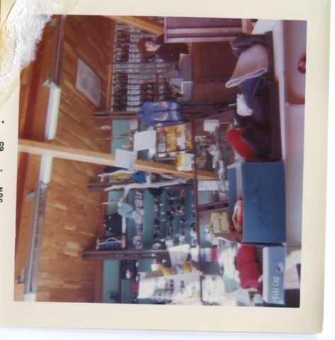 1965 Ski Hut Inside the shop