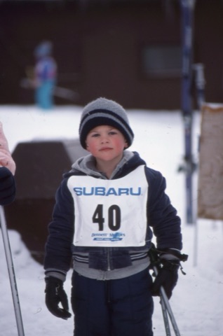1989 Boy looking serious on fun day - Frank Ball Photo 29
