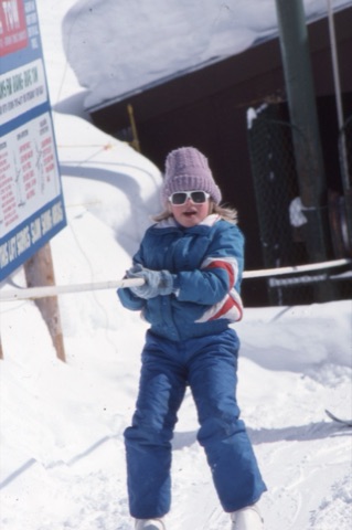 1989 Girl on rope tow - Frank Ball Photo 5