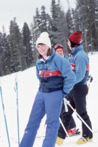 1989 Lauri Hughes ski instructor - Frank Ball Photo