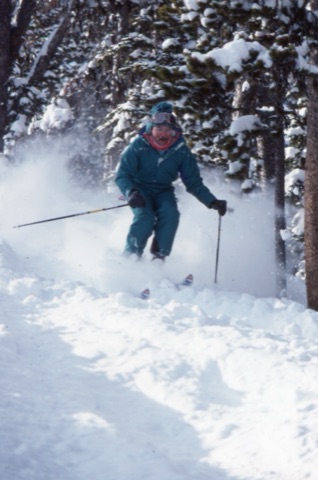 1989 Scott Mosher powder - Frank Ball Photo