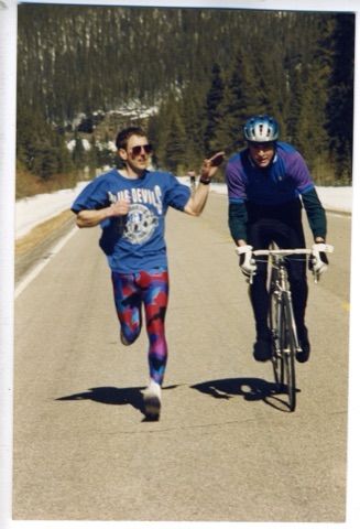1990s Belt Creek Headwaters Race Runner to Biker