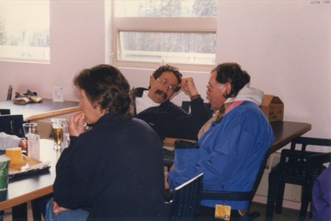 2000 Margie Willet, Bill "Idaho" Trenberth, Mark "Mickey Rat" Miner in Hole in the Wall Saloon
