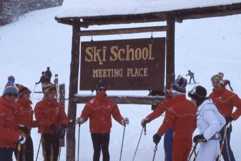 1970s Ski School Meeting Place