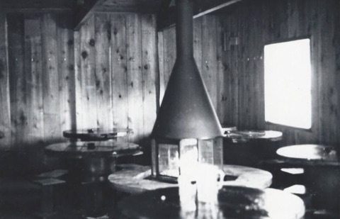 1979 Hole in the Wall Saloon fireplace - unknown photographer