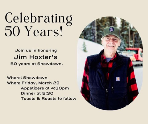 2024 Jimmy Hoxter — Invitation to celebrating Jim Hoxter's 50 year anniversary at King's…