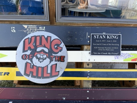 2024 Stan King — Top Rock — Memorial Bench