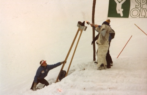 1980s Katie Boedecker — Special Olympics — Lighting the Torch