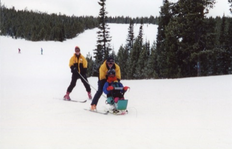1990s Eagle Mount Sit and Ski