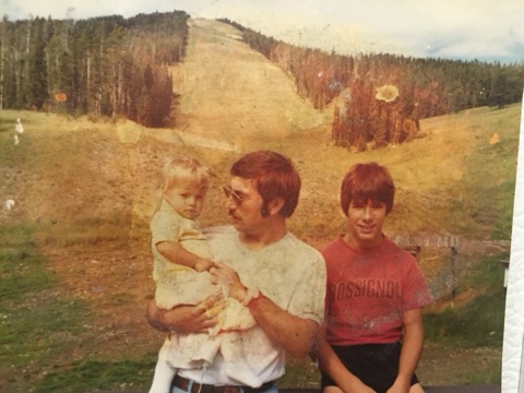 1980s Dick Hall, Matt Hall, Chris Hall — The Lodge Deck